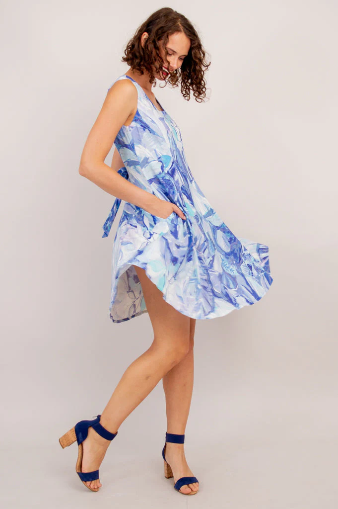 Sara Dress, Blue Room- Final Sale - Image 2