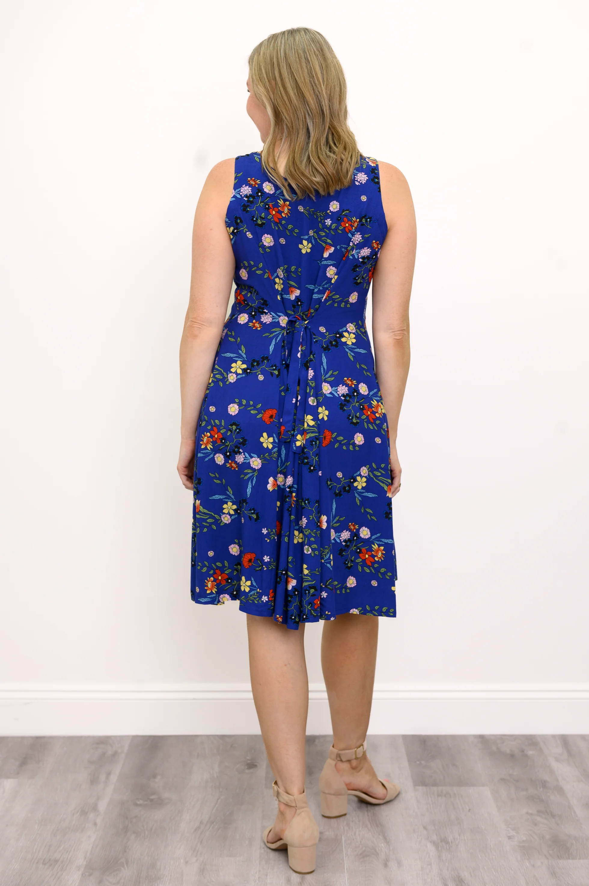 Sara Dress, Lapis Field - Image 6