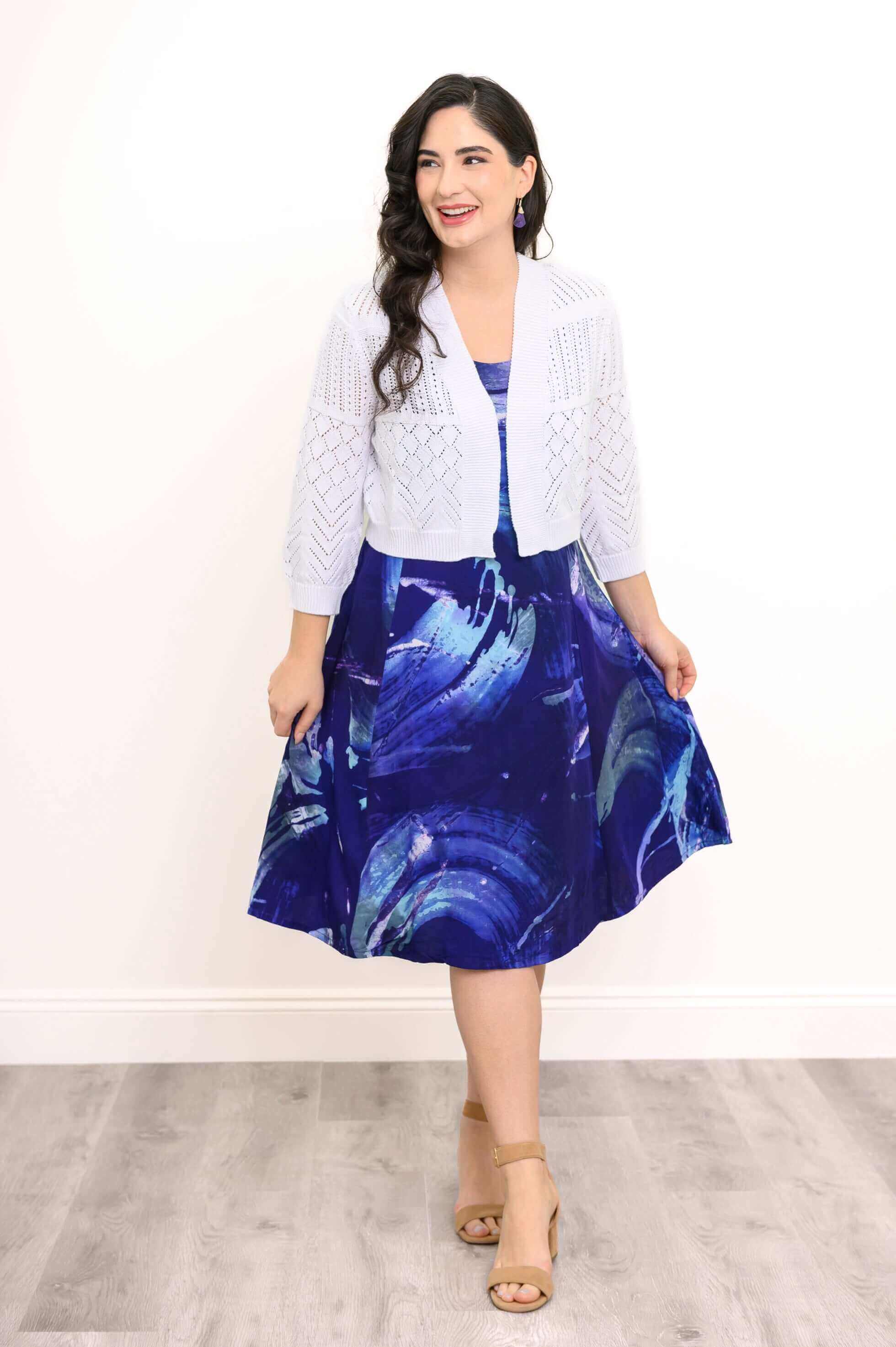 Sara Dress, Ocean Breeze - Image 5