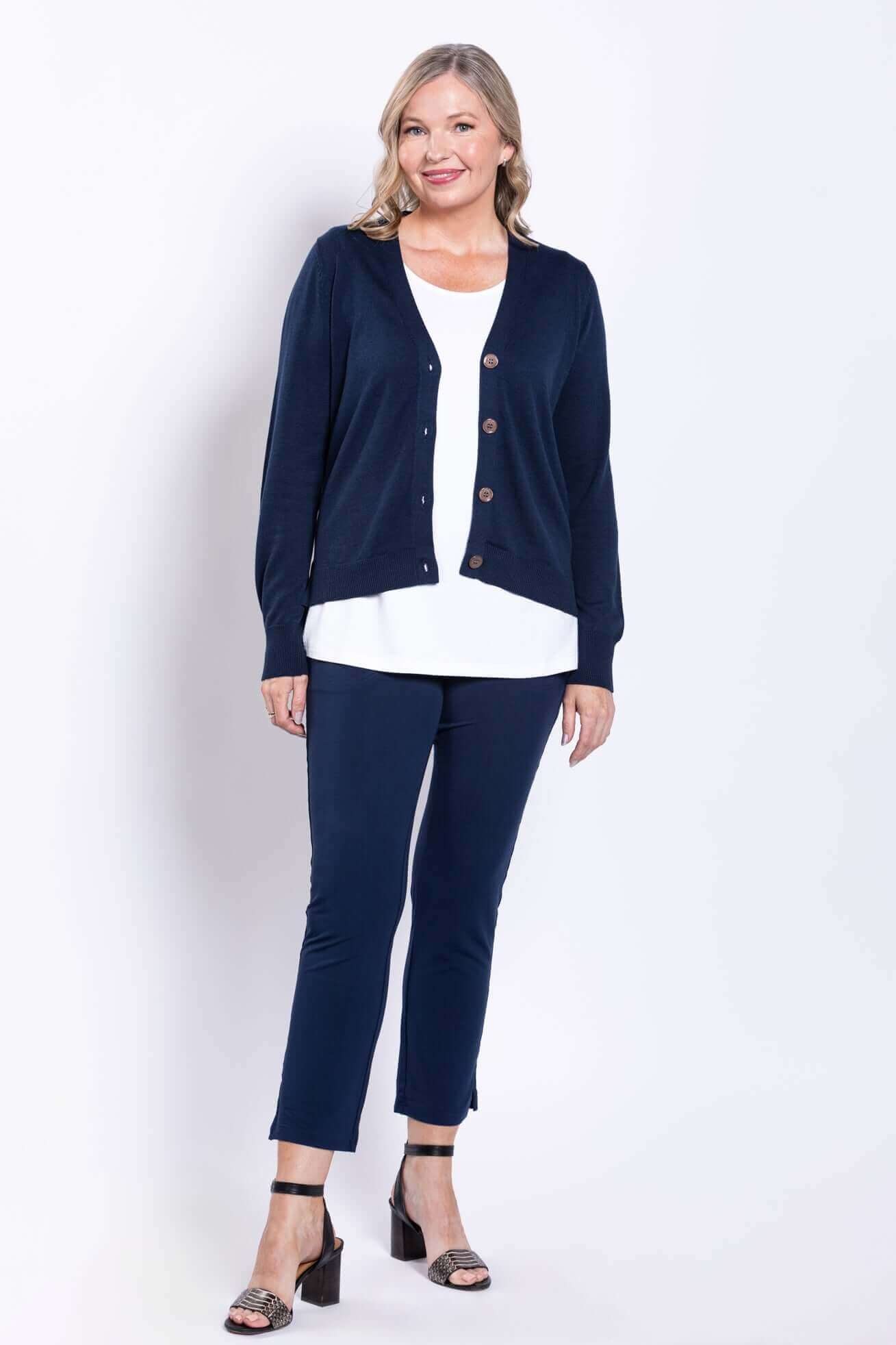 Sarina Pant, Indigo, Bamboo - Image 4