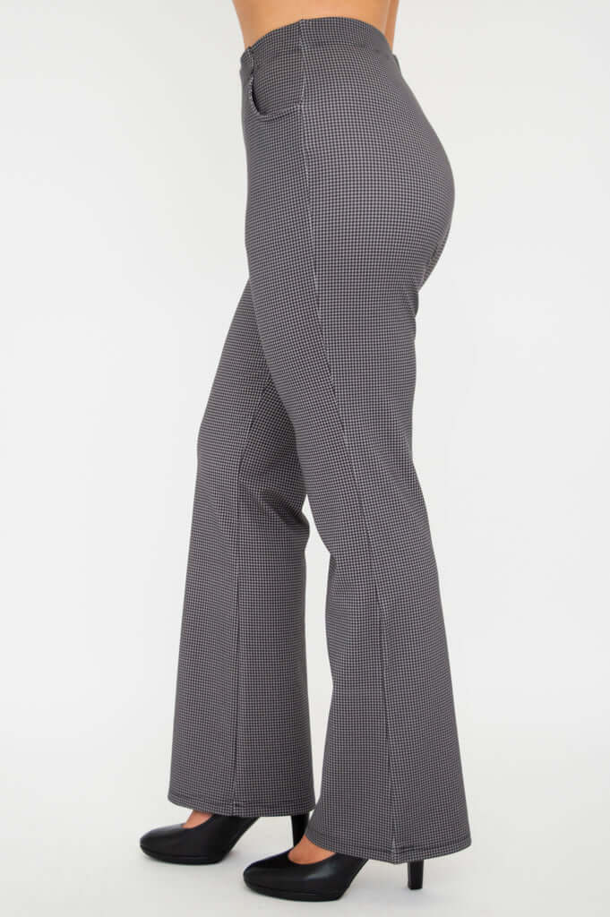 Sasha Pant, Houndstooth, Modal - Final Sale - Image 3