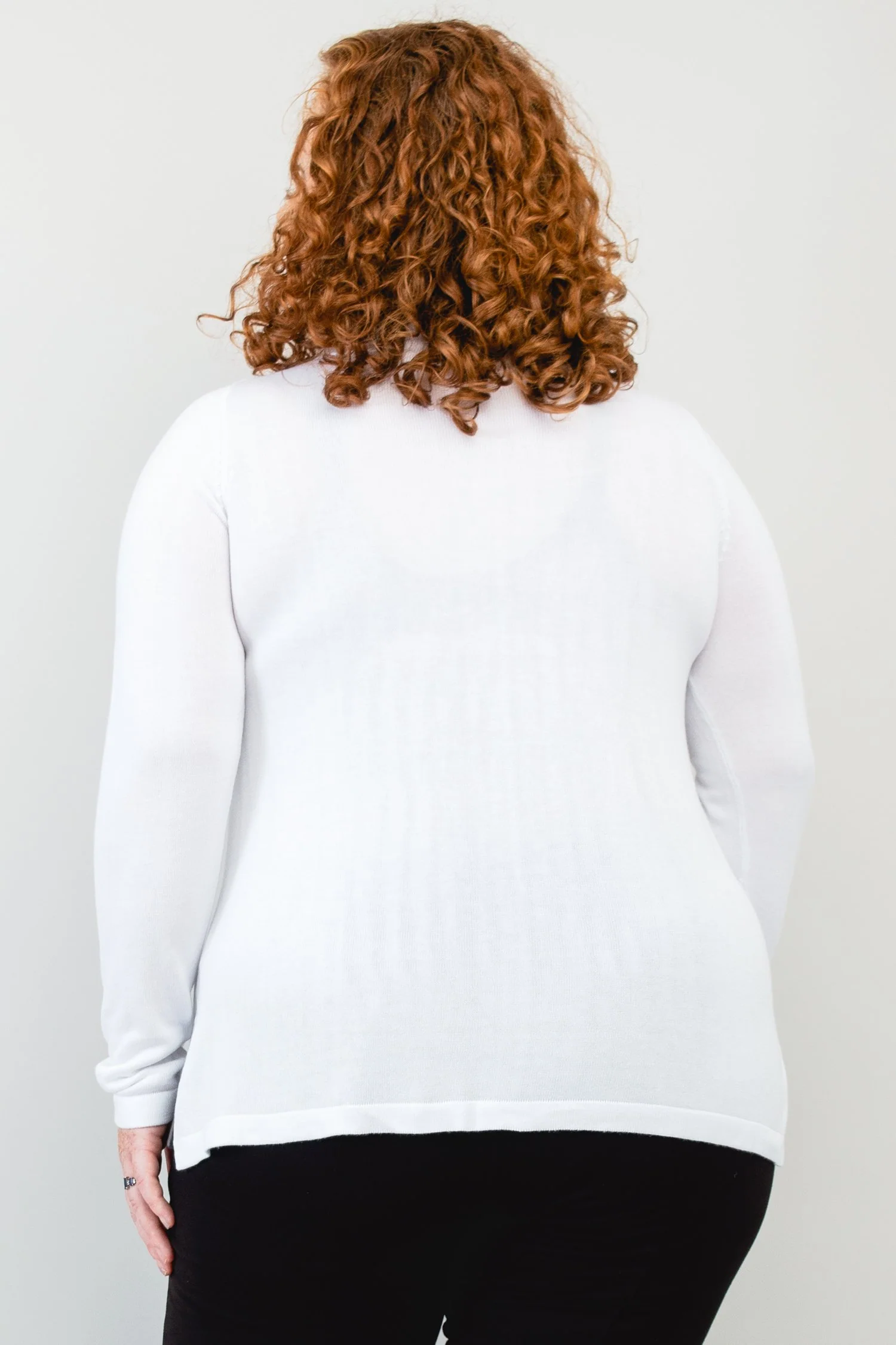 Scooby Sweater, White, Bamboo Cotton - Final Sale - Image 10