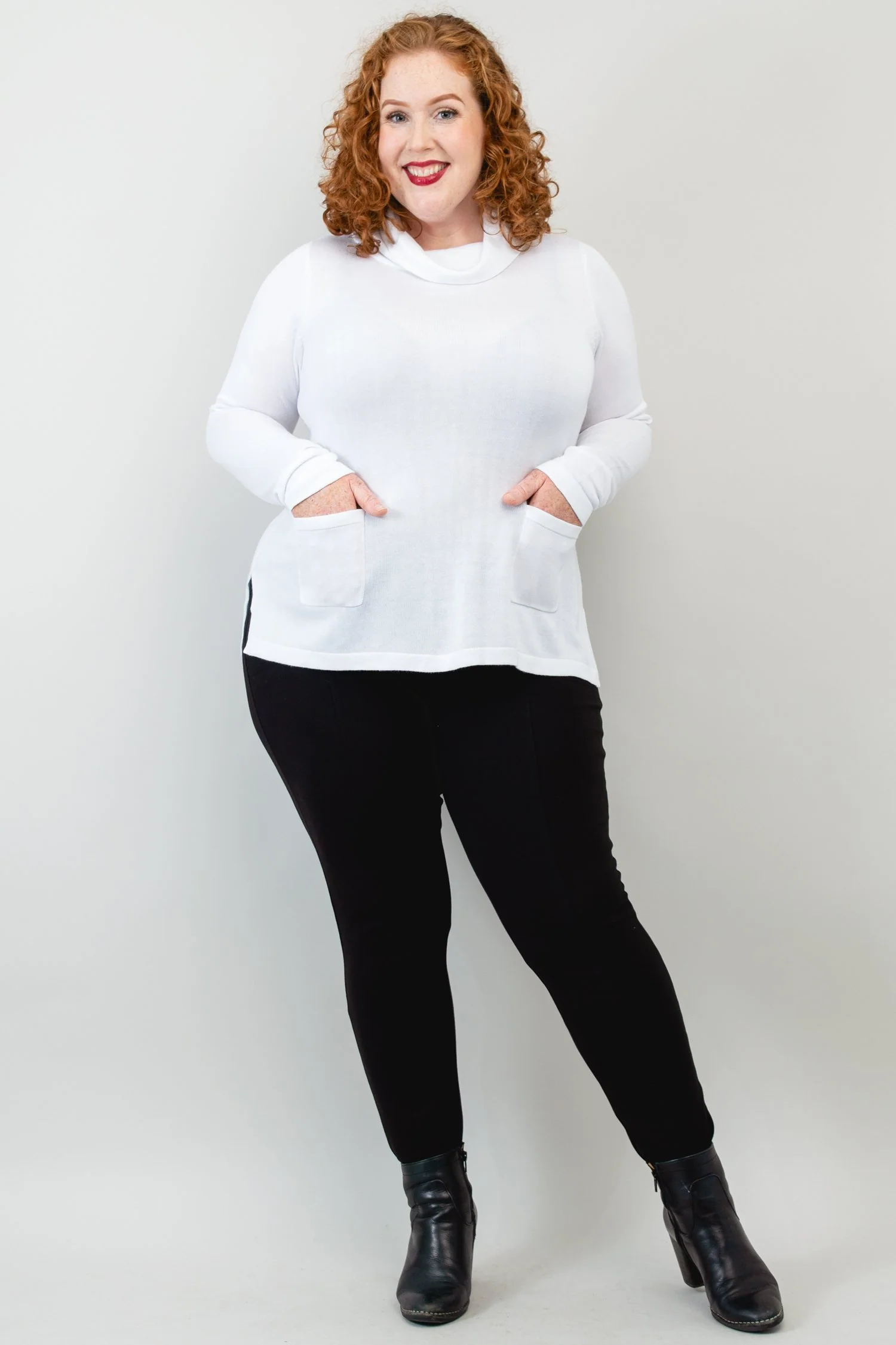 Scooby Sweater, White, Bamboo Cotton - Final Sale - Image 6