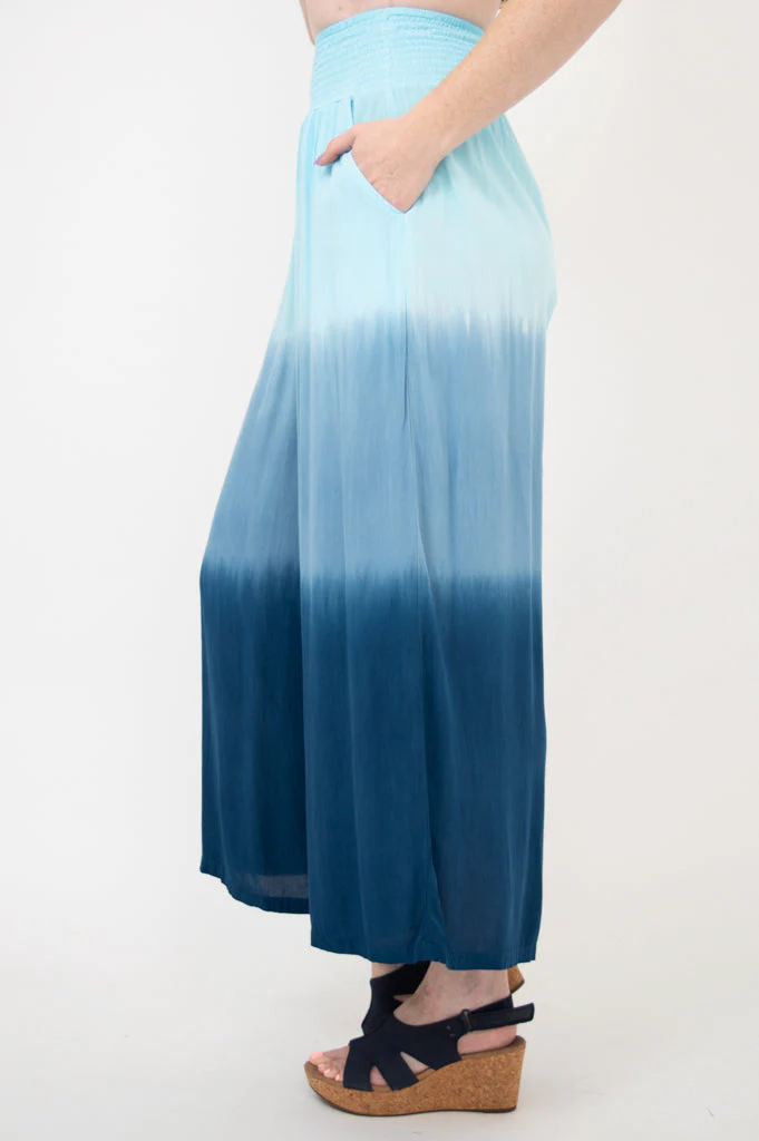 Sesa Pant, Turquoise Dip-Dye - Image 3