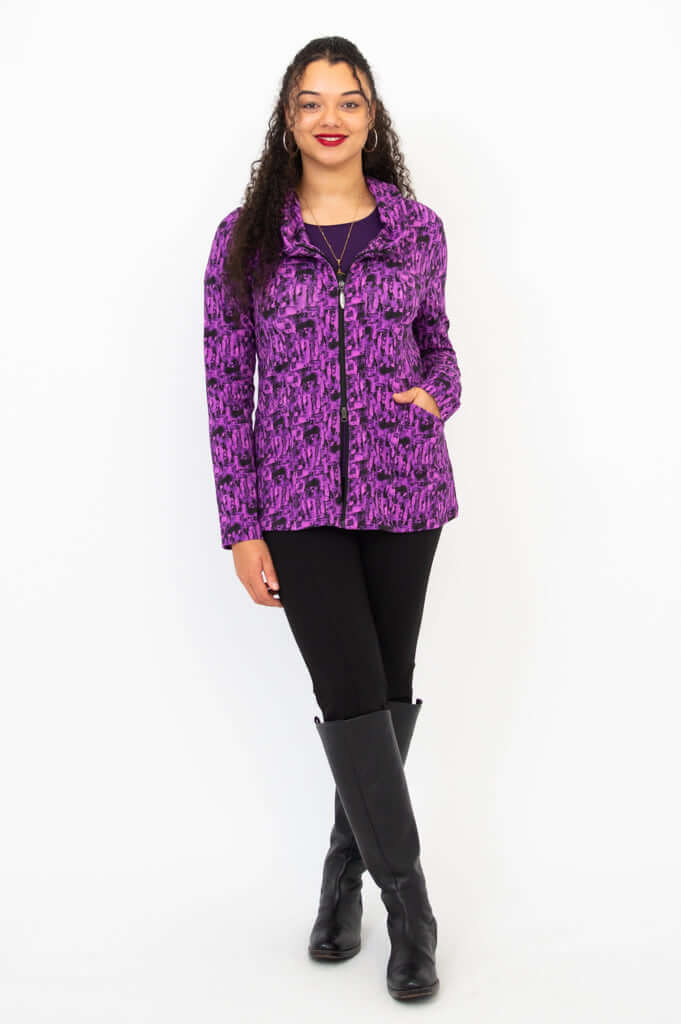 Seymour Jacket, Stoneflower, Bamboo- Final Sale - Image 4