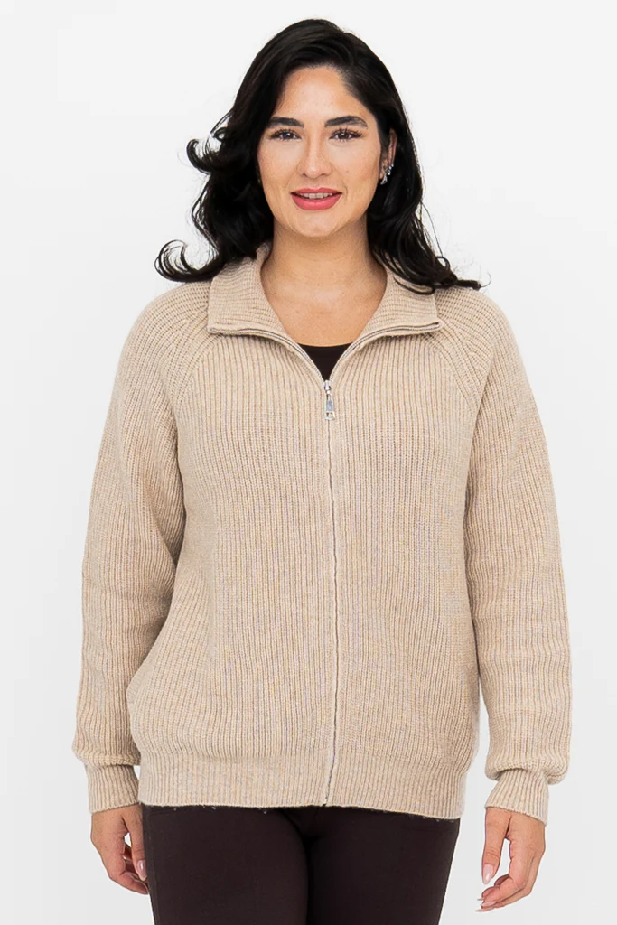 Shalamar Sweater, Camel, Wool Cashmere - Image 3