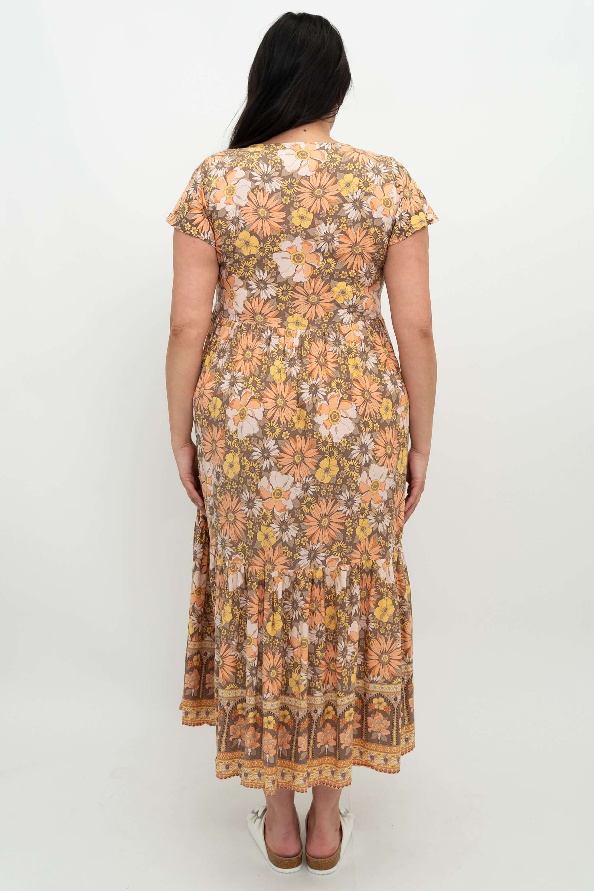 Sharpie Long Dress, Sunshine - Image 3