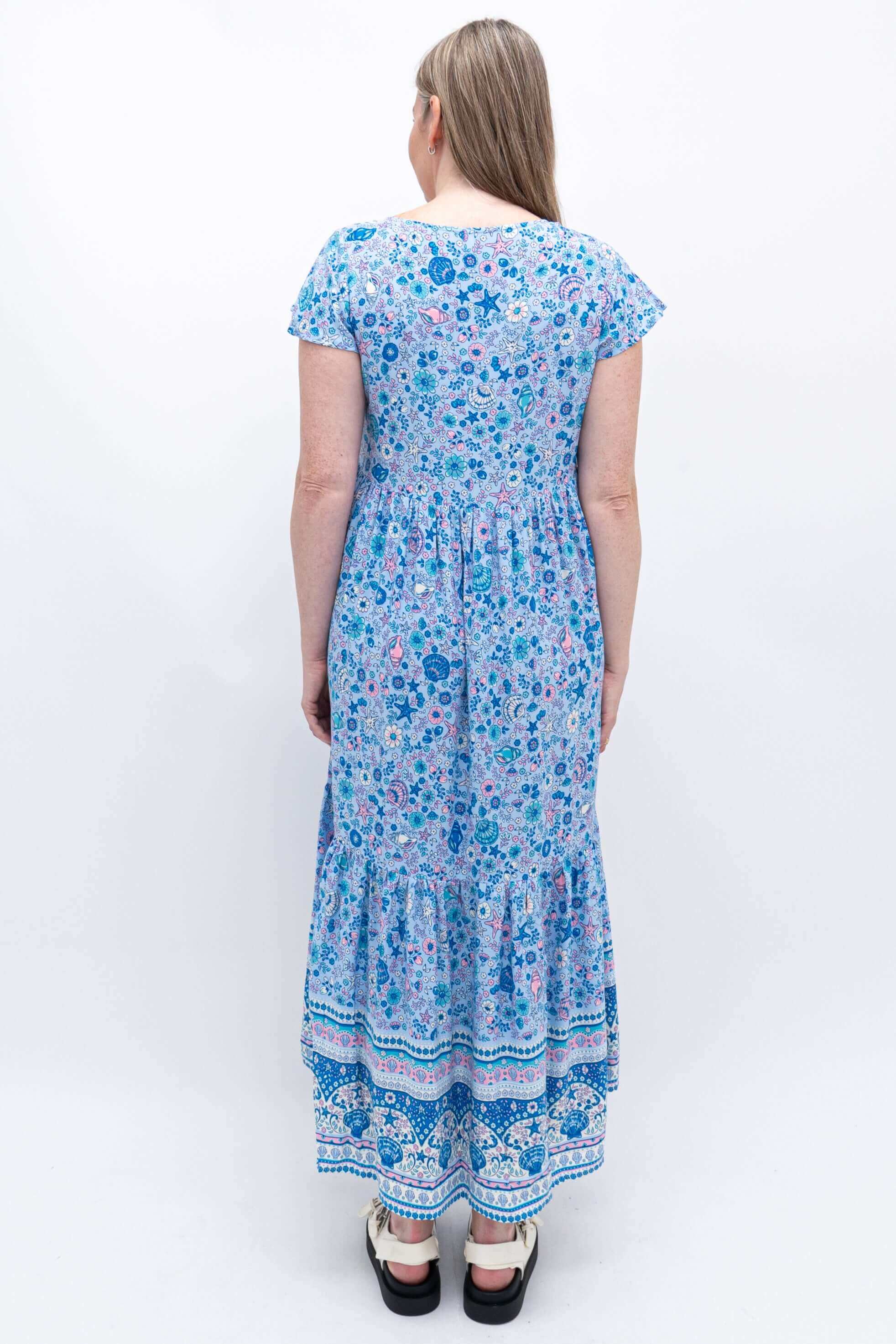 Sharpie Long Dress, Shoreline - Image 4