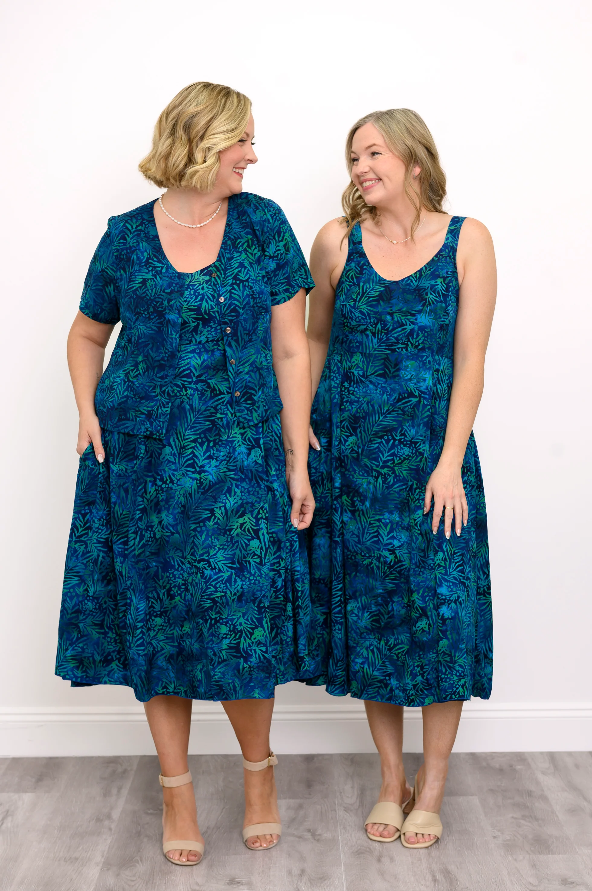 Shauna Dress, Ocean Coral - Image 5