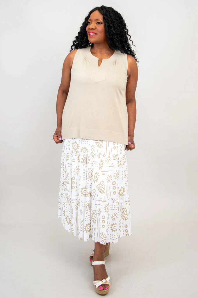 Shella Skirt, Suna, Linen Bamboo - Final Sale - Image 9