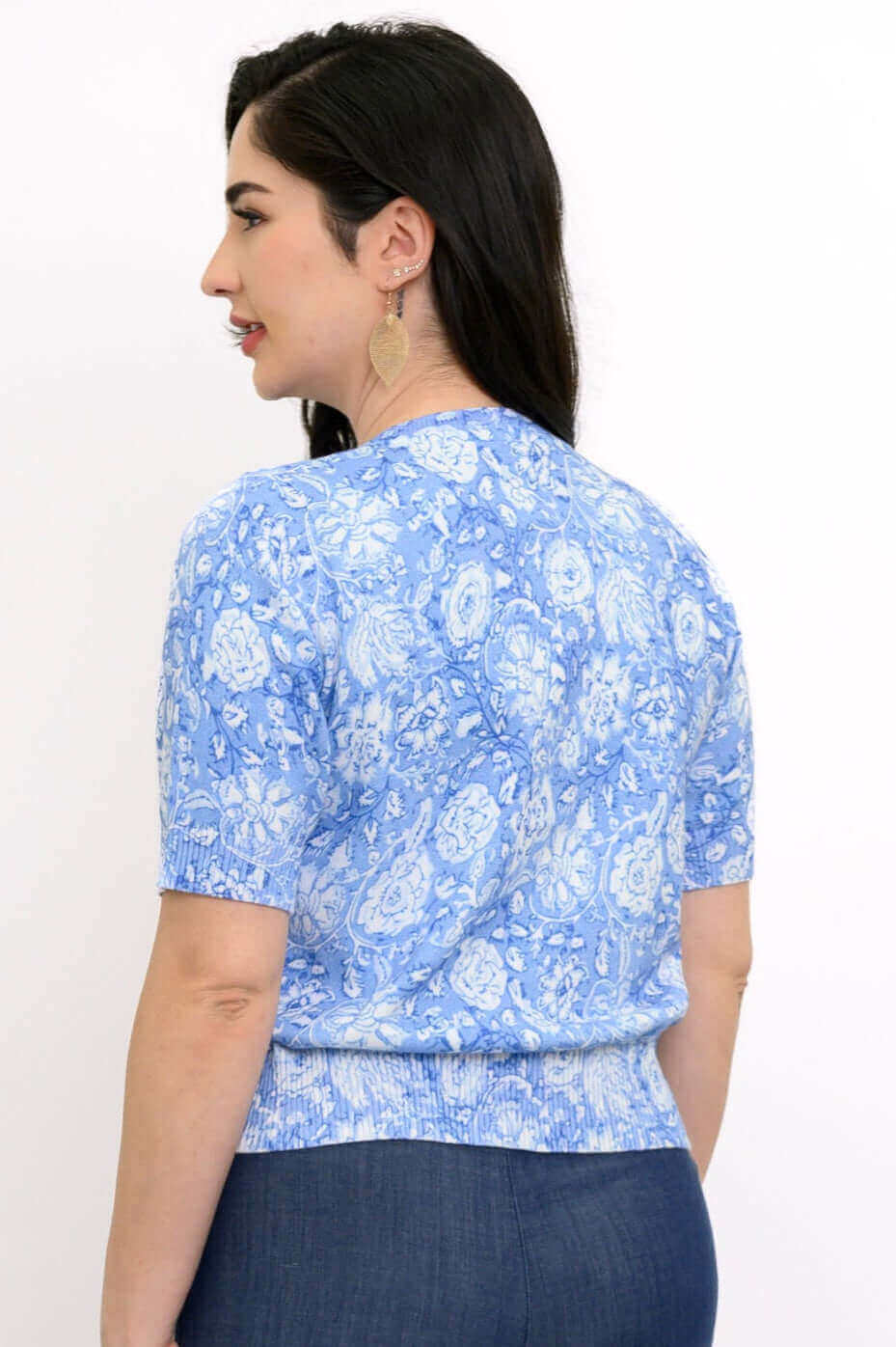 Shen Cardigan, Peri Teatime, Cotton - Image 5