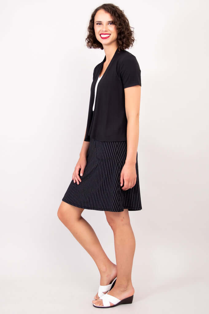 Sherry Jacket, Black, Bamboo- Final Sale - Image 3