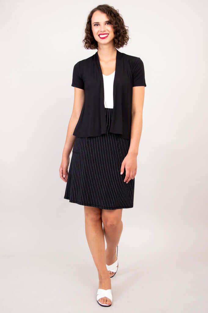 Sherry Jacket, Black, Bamboo- Final Sale - Image 4