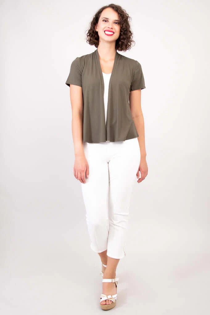 Sherry Jacket, Khaki, Bamboo- Final Sale - Image 4
