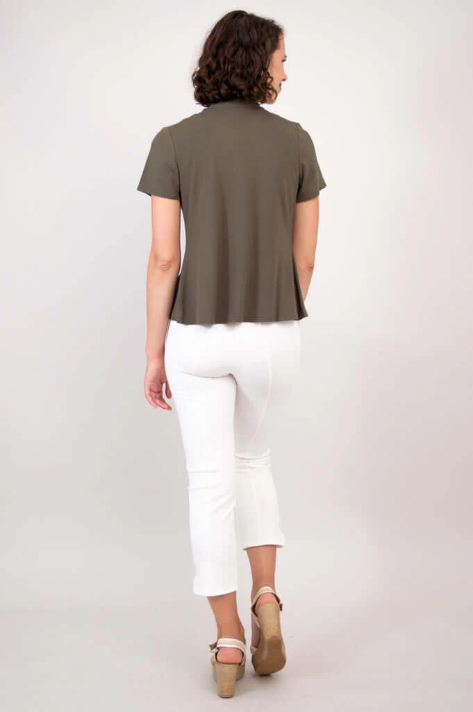Sherry Jacket, Khaki, Bamboo- Final Sale - Image 5
