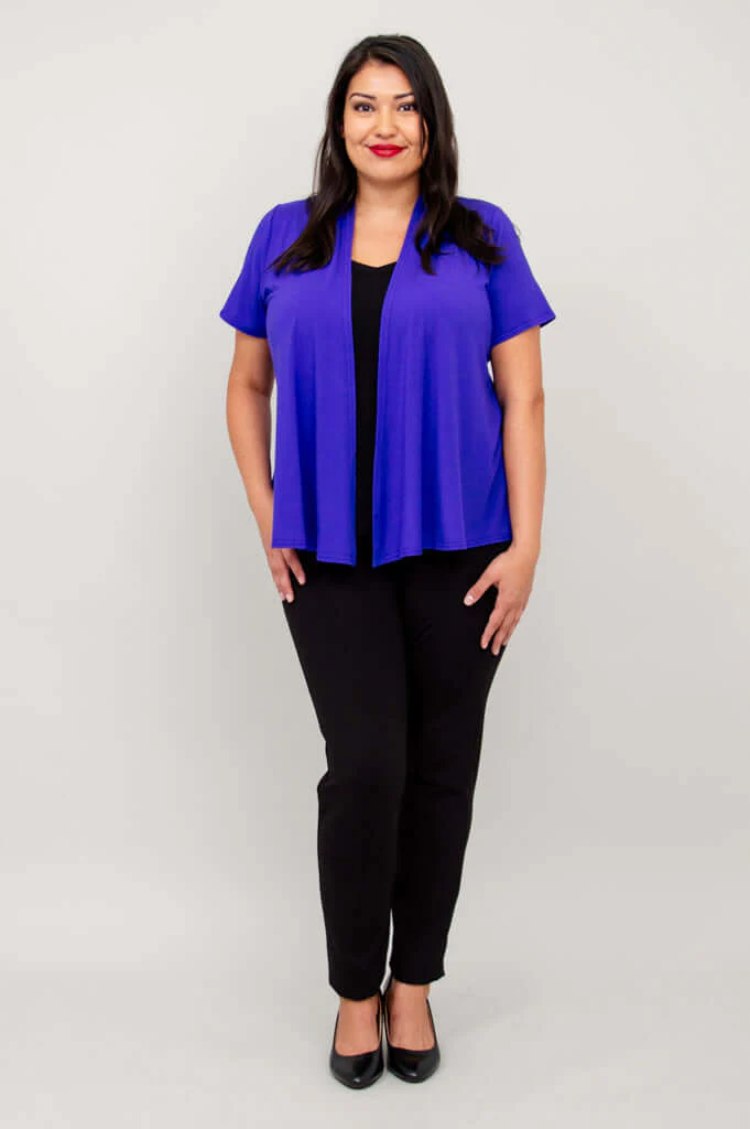 Sherry Jacket, Violet, Bamboo- Final Sale - Image 3