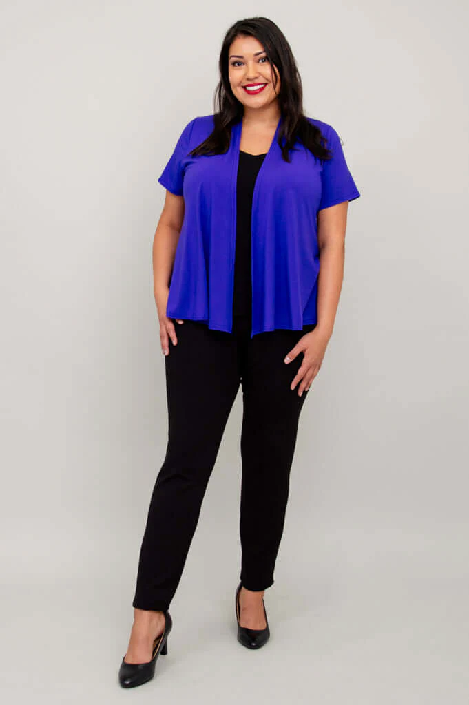 Sherry Jacket, Violet, Bamboo- Final Sale - Image 4