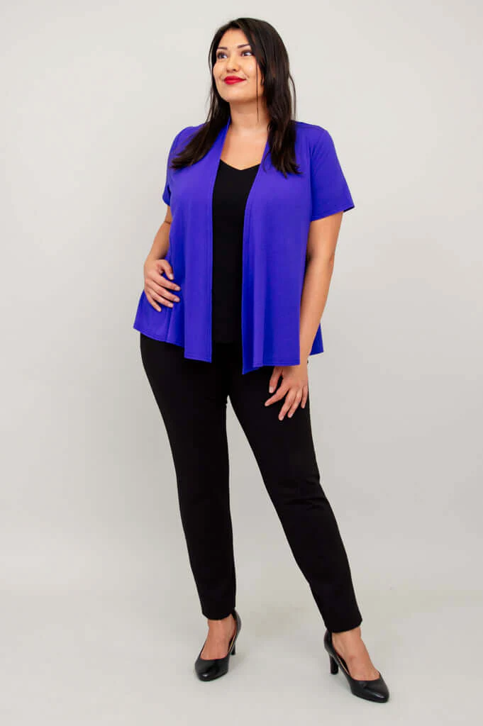 Sherry Jacket, Violet, Bamboo- Final Sale - Image 6