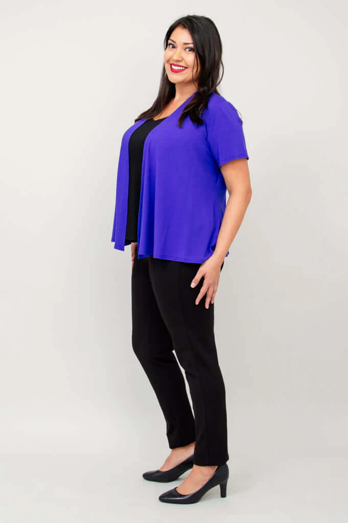Sherry Jacket, Violet, Bamboo- Final Sale - Image 7