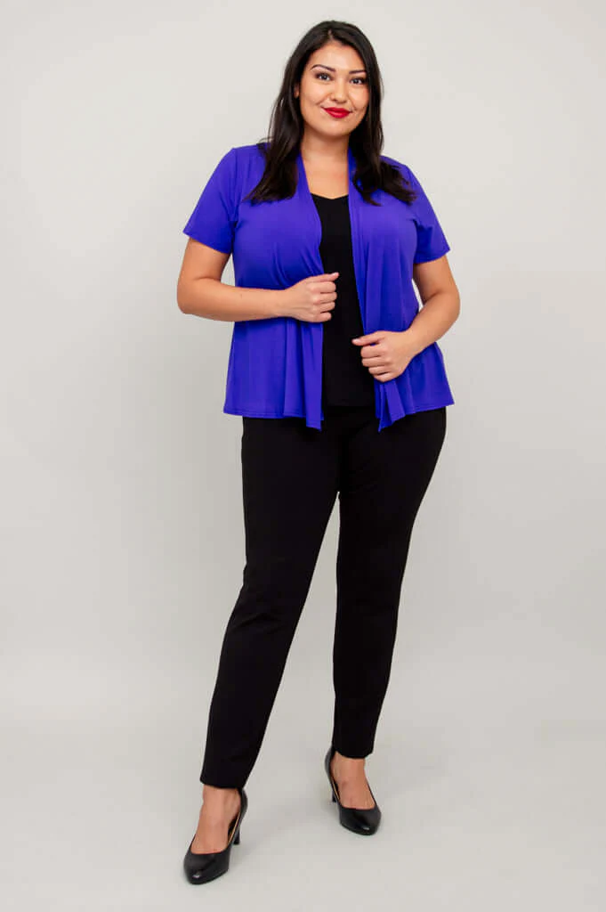 Sherry Jacket, Violet, Bamboo- Final Sale - Image 8