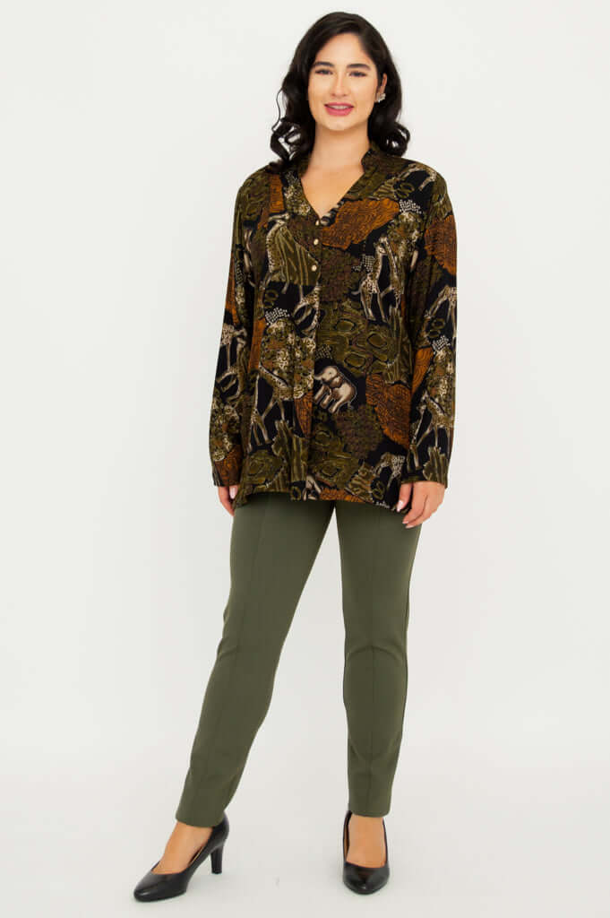 Shirley Blouse, Elephant - Final Sale - Image 2