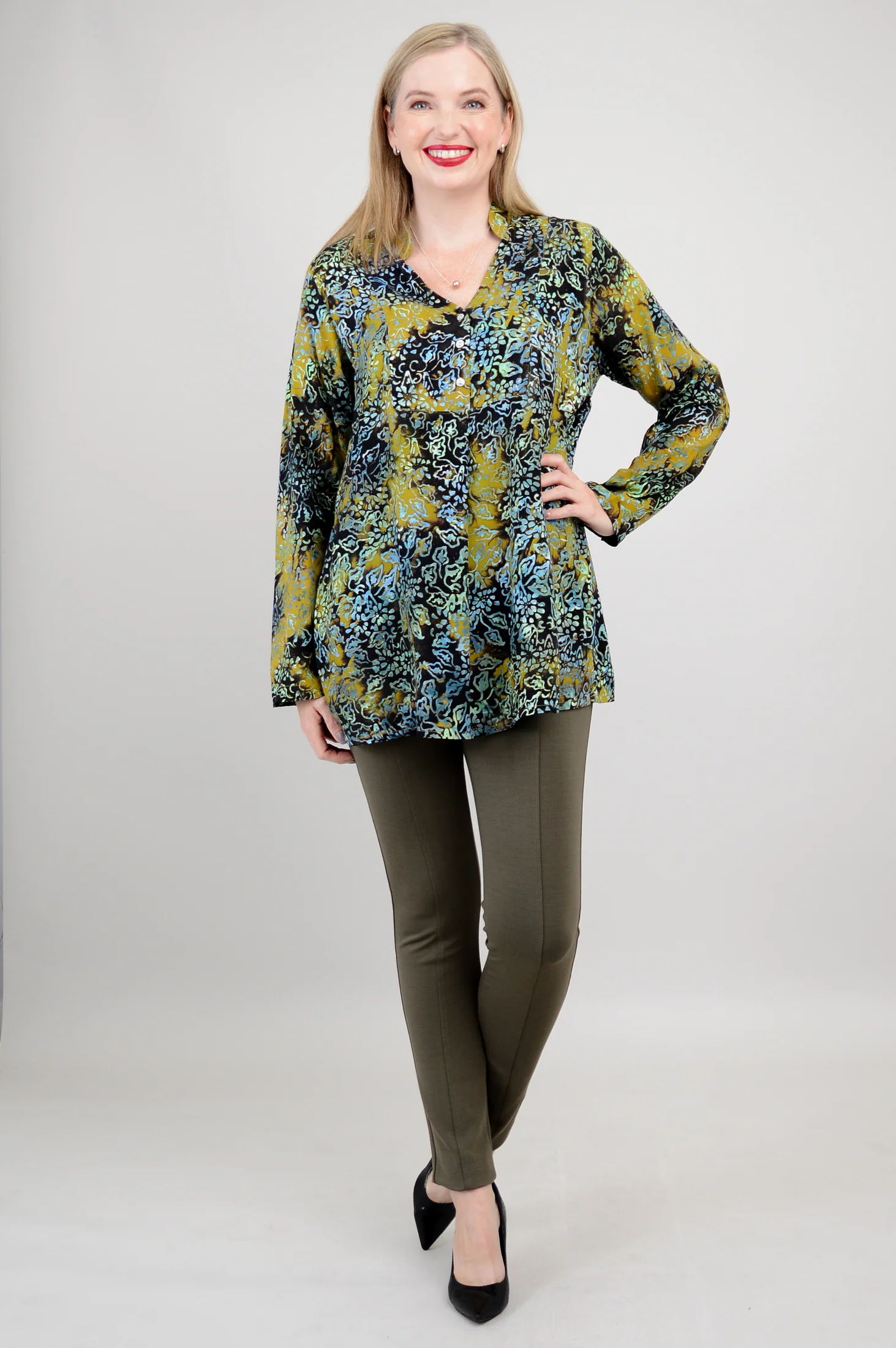 Shirley Long Sleeve, Green Valley - Final Sale - Image 5