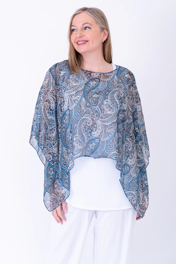 Silk Poncho - Image 10