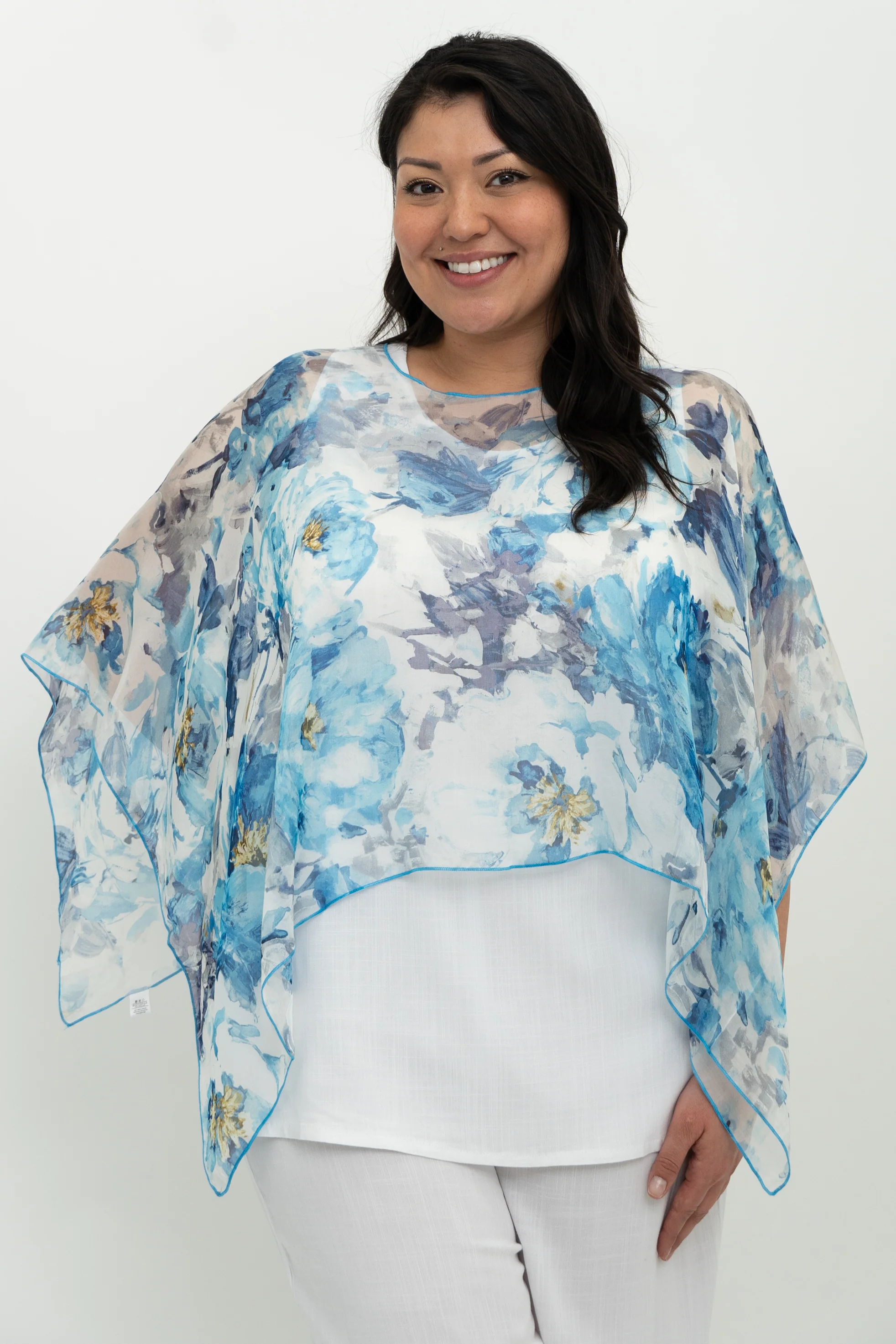 Silk Poncho - Image 2