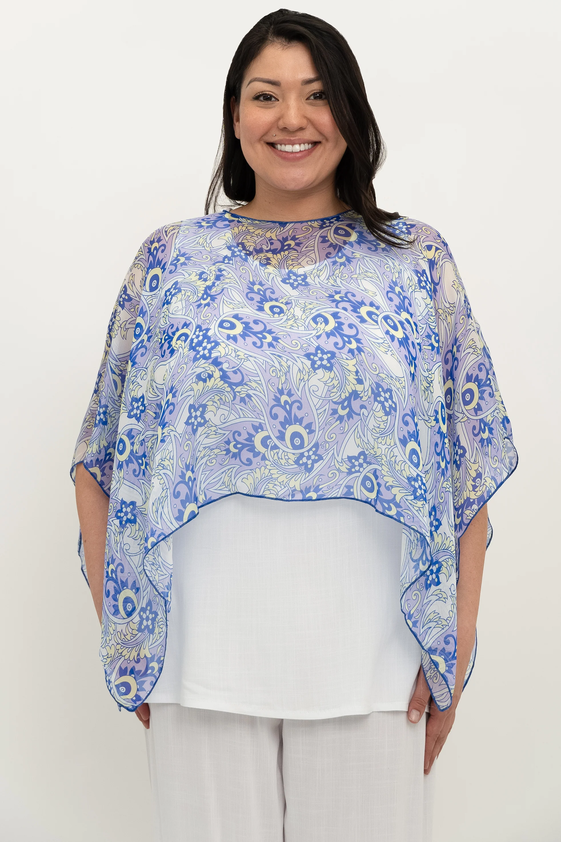 Silk Poncho - Image 3