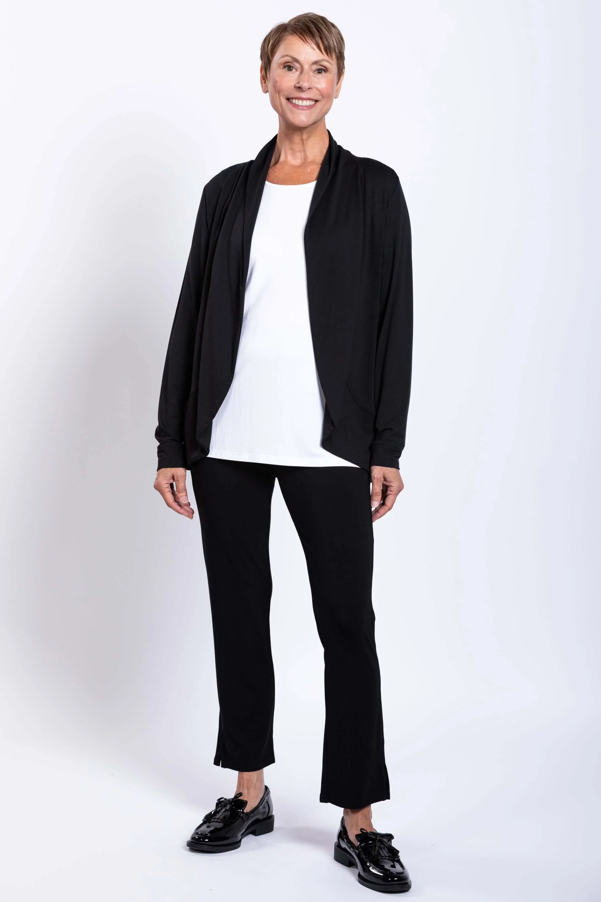 Simmer Jacket, Black, French Terry - Image 3