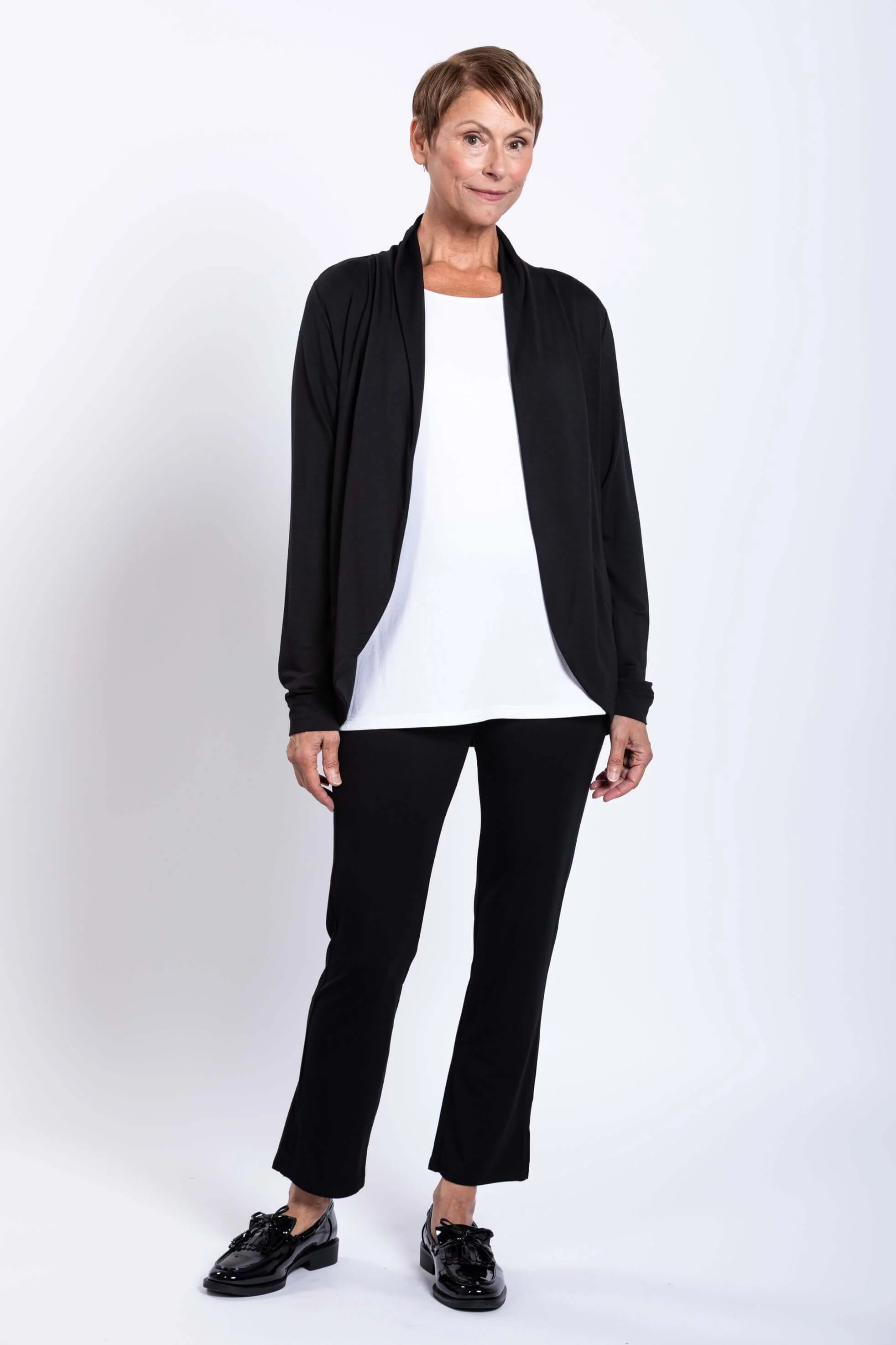 Simmer Jacket, Black, French Terry - Image 4