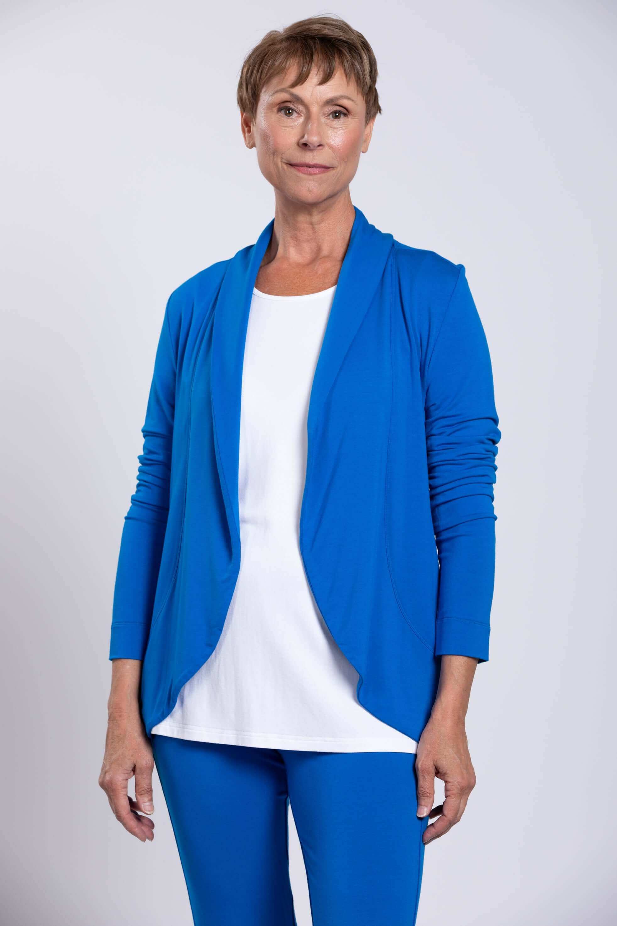 Simmer Jacket, Cobalt, French Terry - Image 3