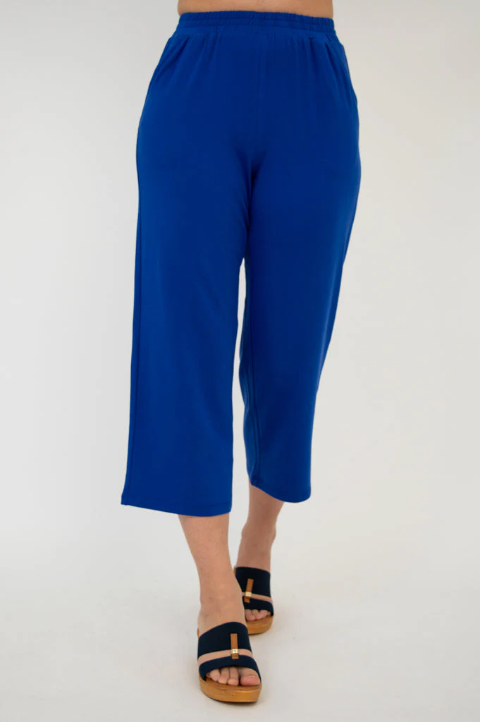 Sky Pant, Cobalt, Cotton- Final Sale - Image 2