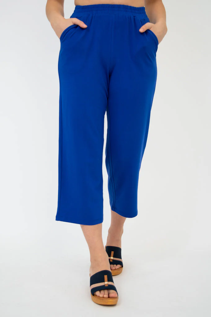 Sky Pant, Cobalt, Cotton- Final Sale - Image 4