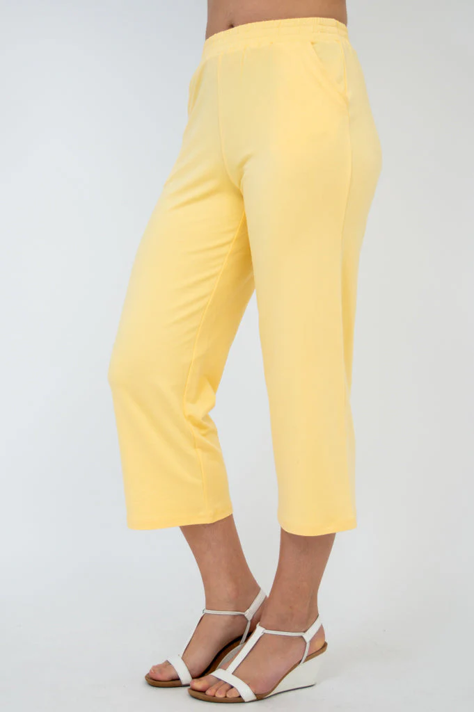 Sky Pant, Yellow, Cotton - Final Sale - Image 5