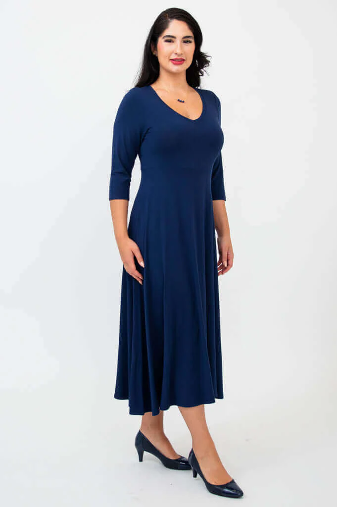 Soul Dress, Indigo, Bamboo - Image 4