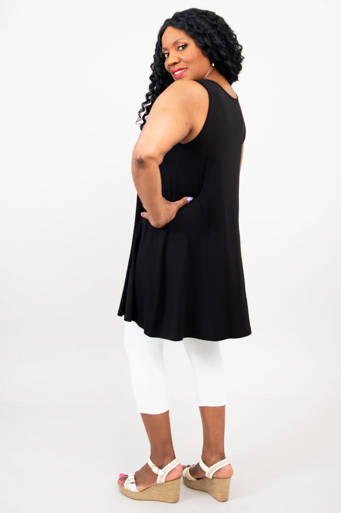 Spirit Dress, Black, Bamboo - Image 11