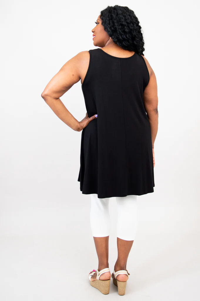 Spirit Dress, Black, Bamboo - Image 12