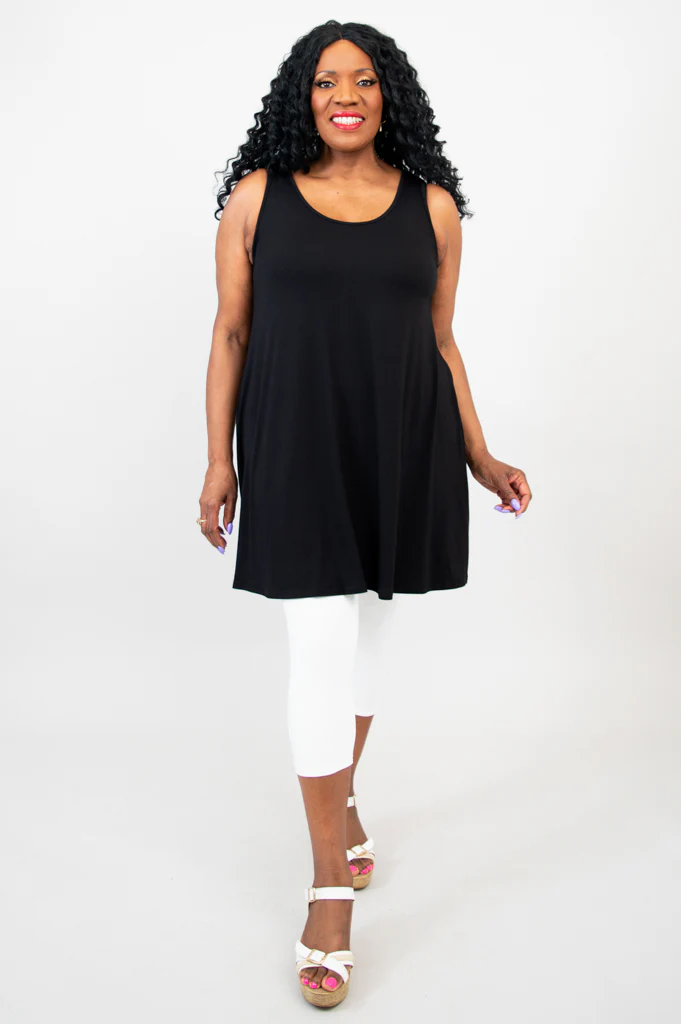 Spirit Dress, Black, Bamboo - Image 4