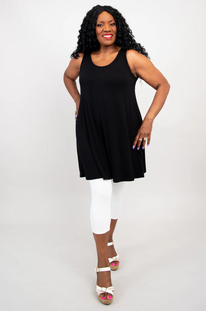 Spirit Dress, Black, Bamboo - Image 6