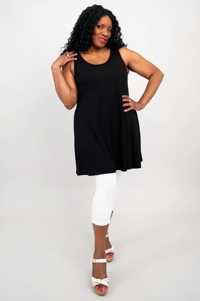 Spirit Dress, Black, Bamboo - Image 7