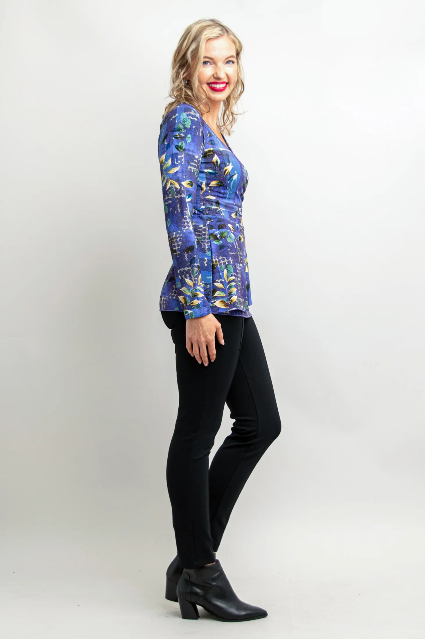 Suzanne L/S Top, Winter Beauty, Bamboo - Final Sale - Image 4