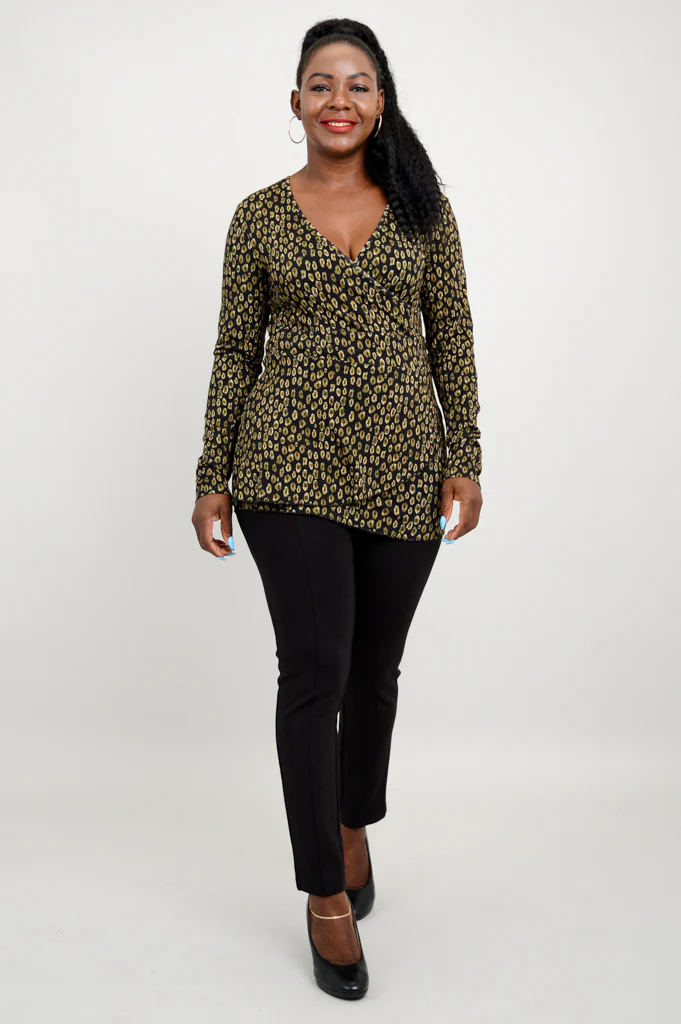 Suzanne L/S Top, Jungle, Bamboo - Final Sale - Image 7