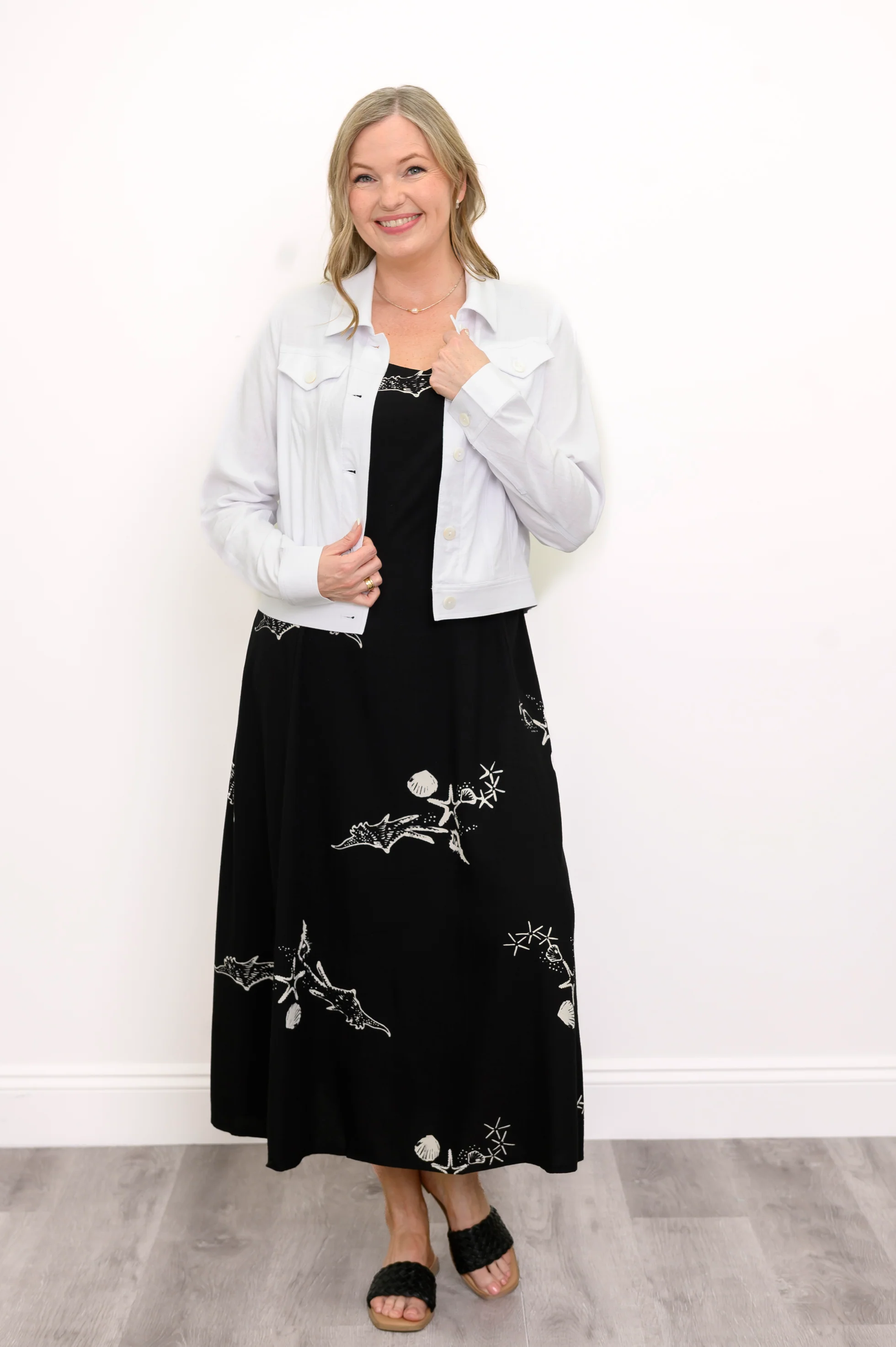 Sweet Sara Dress, Seabound - Image 3