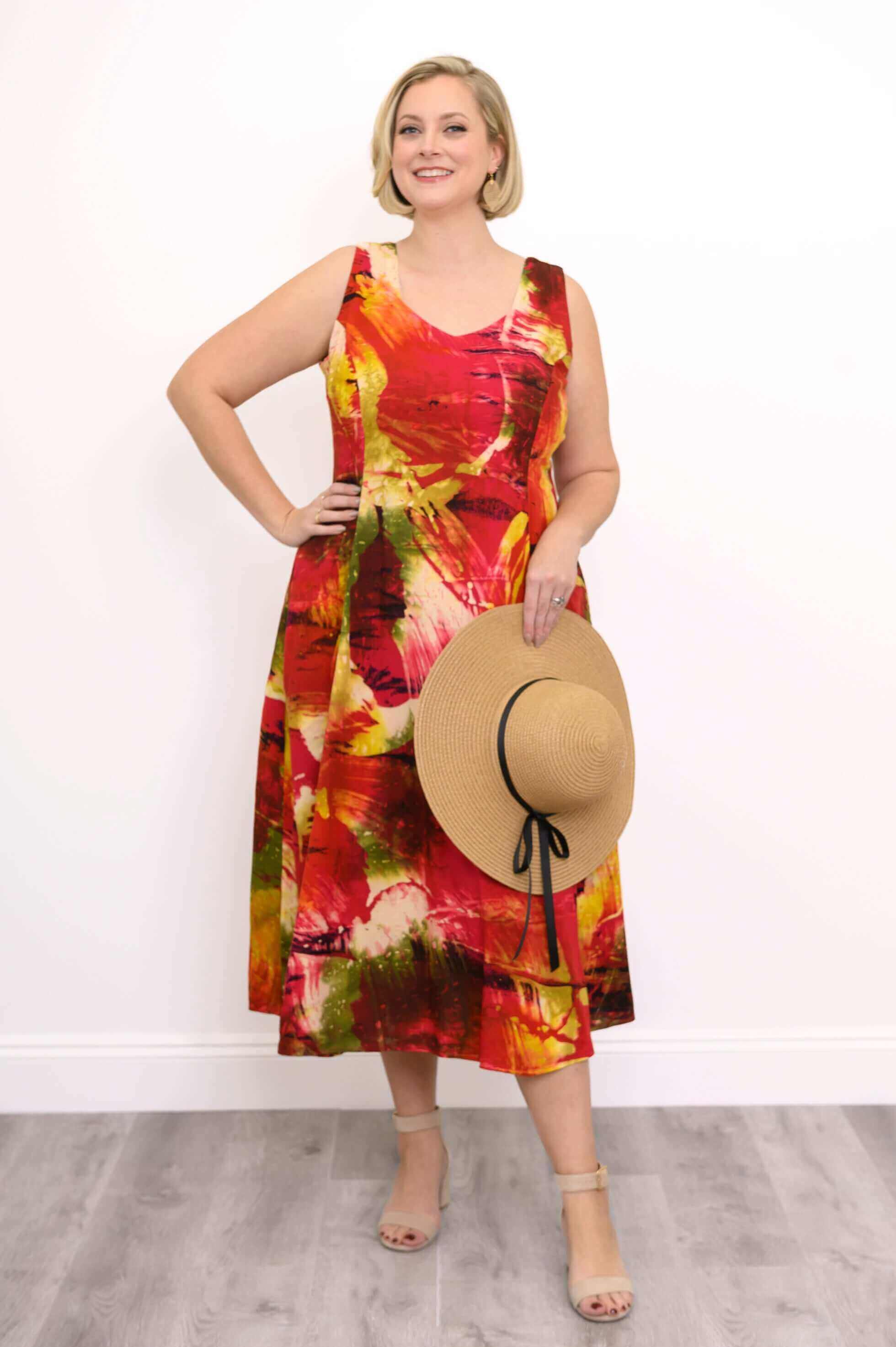 Sweet Sara Maxi Dress, Sunfire