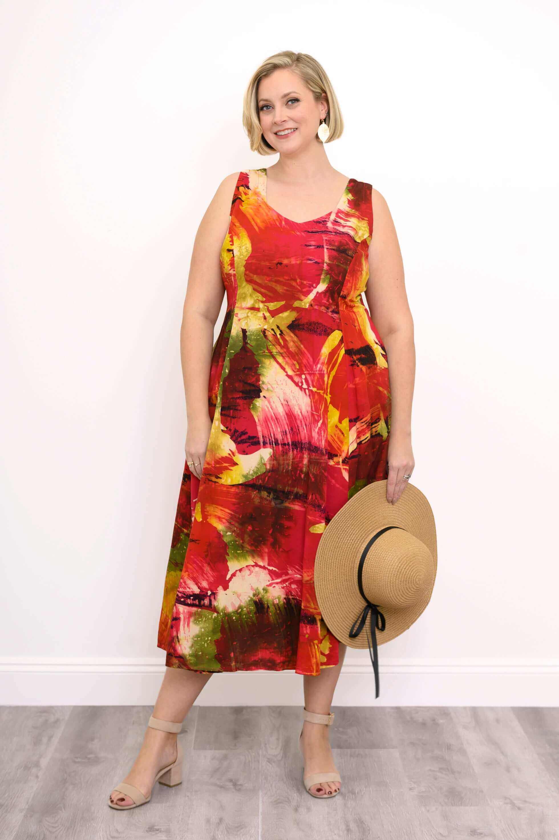Sweet Sara Maxi Dress, Sunfire - Image 5