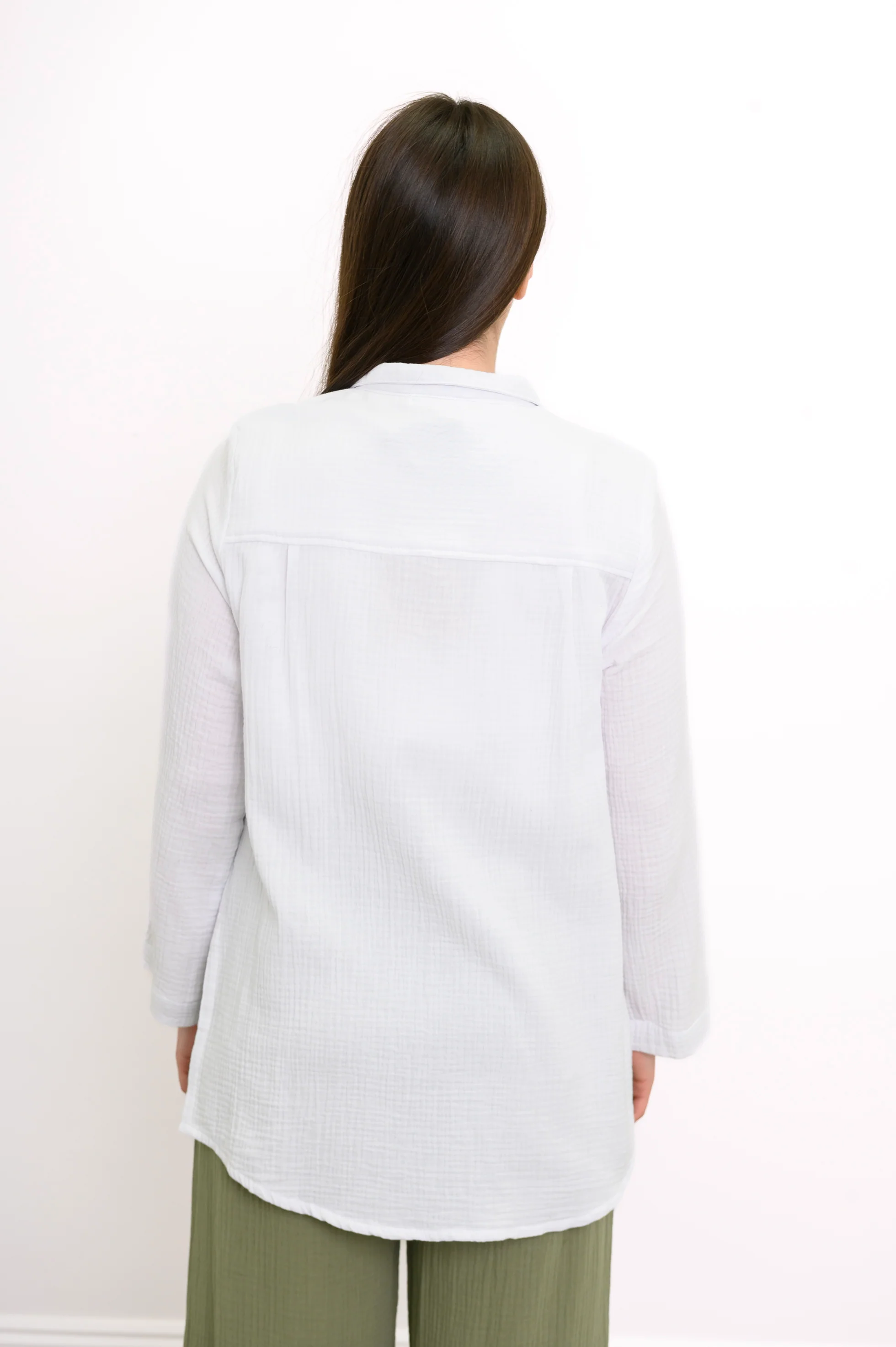 Temple Blouse, White - Image 5