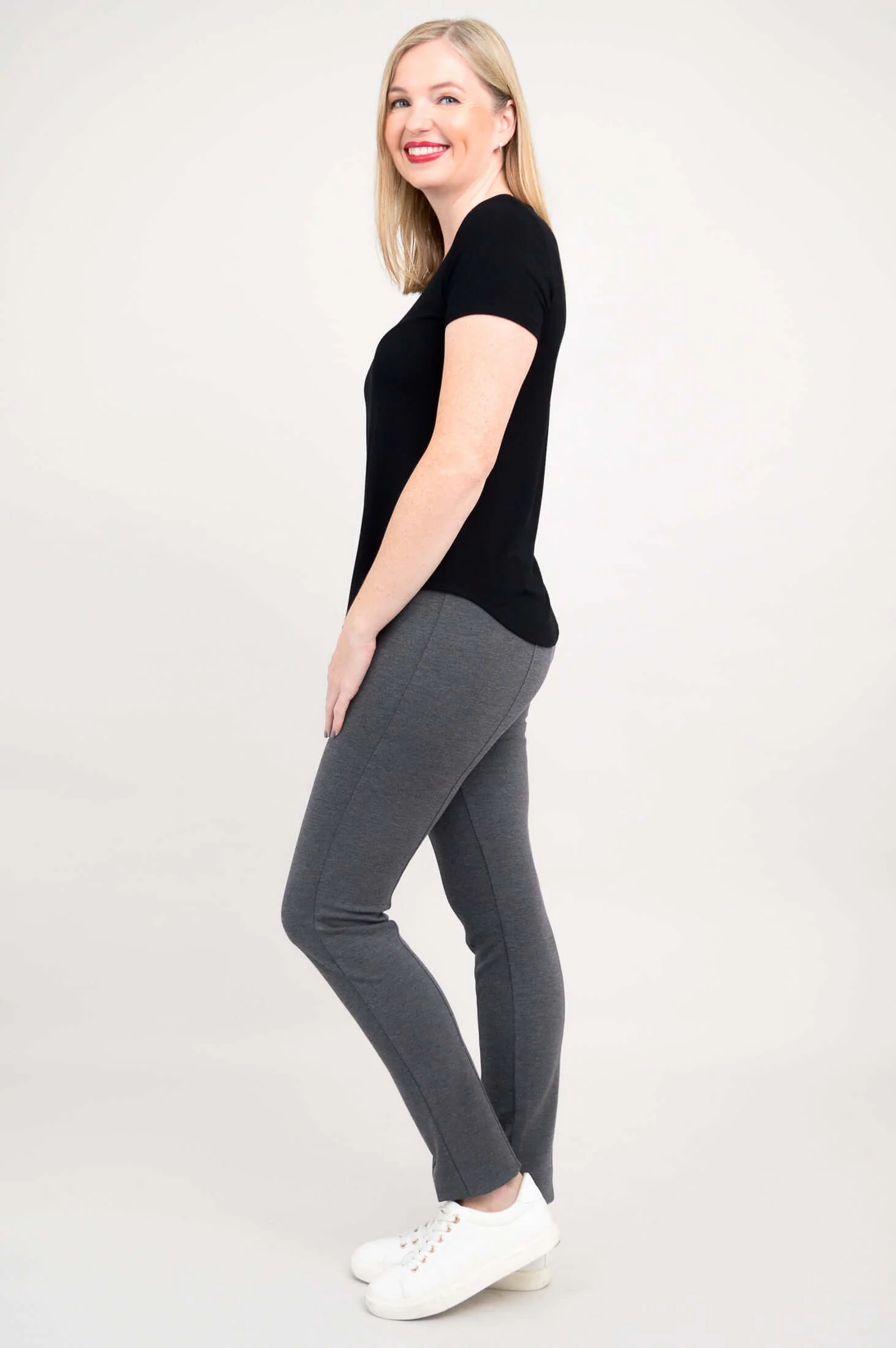 Tessa Tee, Black, Bamboo - Image 6