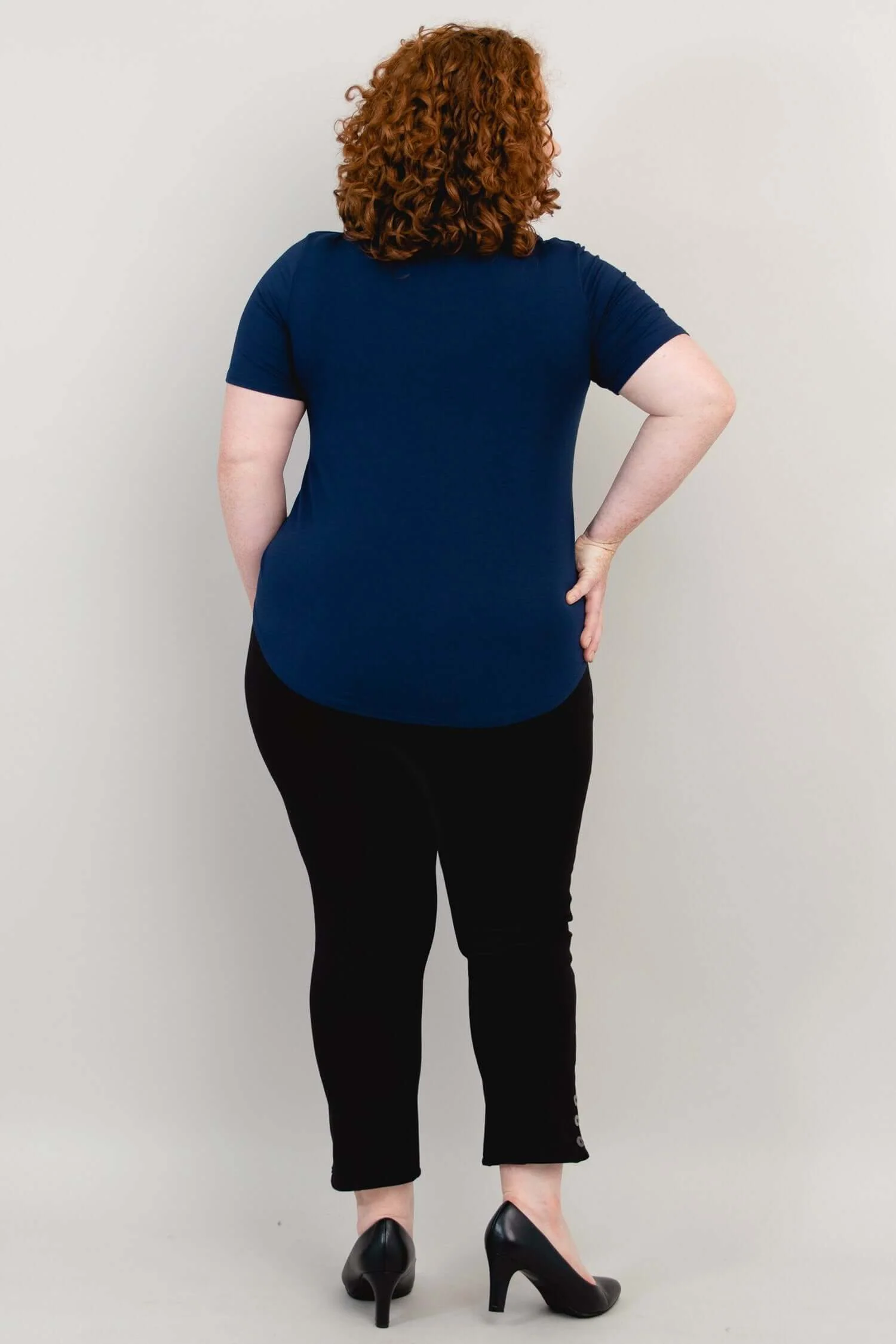 Tessa Tee, Indigo, Bamboo - Image 5