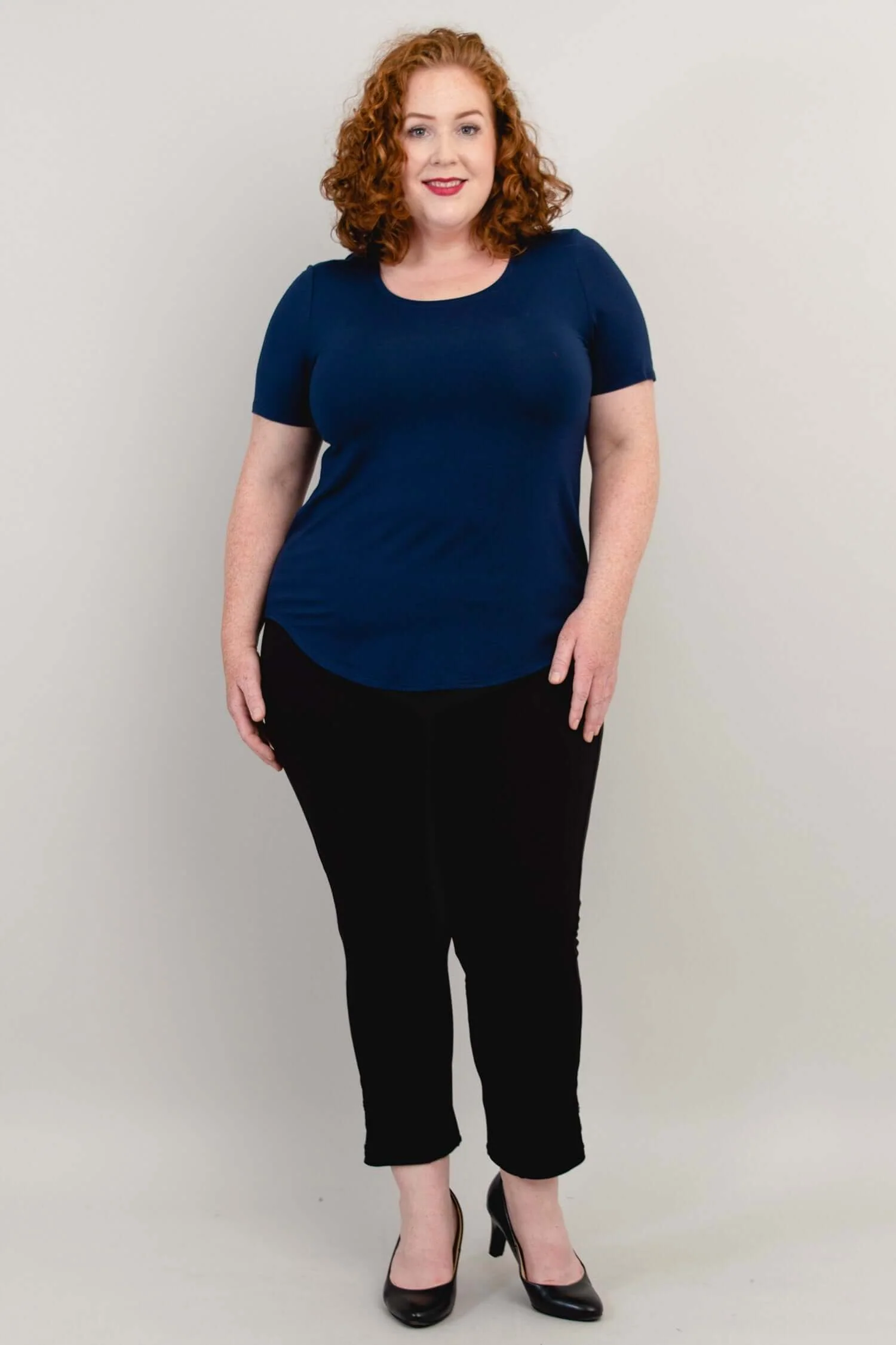 Tessa Tee, Indigo, Bamboo - Image 6